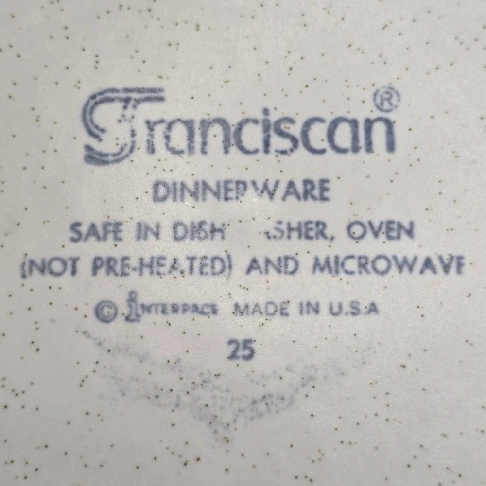 Vintage Franciscan Hacienda Gold Earthenware Salad Plates Mid Century‎ Modern